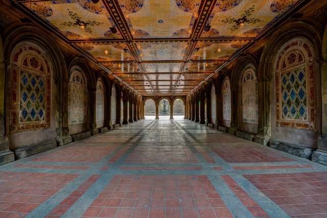 Bethesda Terrace Arcade, an architectural marvel in Central Park Bethesda  Terrace Arcade is the arched, interior walkway in the center of…