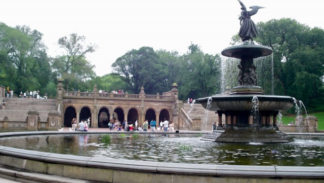 Then & Now: Minton Tiles at Bethesda Terrace, rain, ceiling